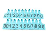 Marcas para ganado TPU, Etiqueta for oreja de ganado numerada 101-200, varios tamaños, paquete 100(Blue,4 * 5cm 001-100)