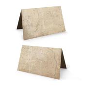 Marcasitios vintage beige, 25 unidades: tarjetas de mesa boda para cumpleaños, bautizo, comunión y confirmación, tarjetas de lugar para invitados, carteles buffet personalizables, 8,5 x 5,5 cm