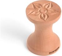 Marcato Kit de Moldes para Corzetti, Sellos para Pasta Fresca, Forma de Sol + Forma de Flor, en Madera Maciza.