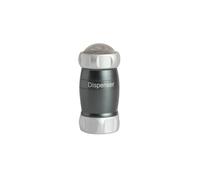 MARCATO Dispensador de polvo gris para esparcir azúcar en polvo. Aluminio anodizado. 10 x 5 x 5 cm. Diseño elegante. Fácil de usar