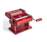 Marcato Máquina de pasta fresca Atlas+ en aluminio anodizado con 4 tipos | Lasaña, fettuccine, tagliolini y espaguetis, fabricada en Italia, compatible con accesorios adicionales