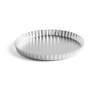 Marcato Molde redondo festonado para tartas, aluminio, 26 cm, cocción uniforme, diseño decorativo