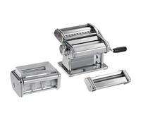 Marcato Pasta Set Máquina para Pasta Manual con Accesorios Incluido, Acero Cromado, Plata, 20 X 20.7 X 15.5 Cm