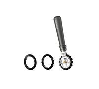 MARCATO Pastawheel. Cortador de pasta en polvo gris. Aluminio anodizado. 15 x 3 x 3 cm. Corte preciso. Diseño elegante