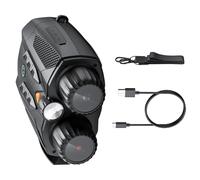 MARCBUSE Cámara binocular 4K portátil digital para observación de aves al aire libre, binocular con cámara de vídeo, grabadores de fotos digitales con