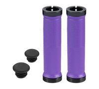 MARCBUSE Cómodas empuñaduras antideslizantes para manubrio de bicicleta, doble bloqueo en los mangos de bicicleta, accesorios de ciclismo duraderos para manillar de bicicleta de montaña