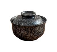 MARCBUSE Cuenco de cerámica hecho a mano para ramen, diseño floral, apto para microondas, horno, a prueba de derrames, para sopa, fideos, elegante cuenco de ramen de cerámica hecho a mano