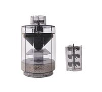 MARCBUSE Filtro de agua eficaz para acuarios con colector de residuos de fondo, fácil mantenimiento para tanques de agua dulce, accesorios para peceras