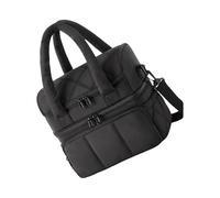 MARCBUSE Lonchera acolchada para mujer, doble capa, aislada, a prueba de fugas y práctica, ideal para el trabajo, picnics y viajes, en elegante y práctica bolsa de almuerzo