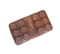 MARCBUSE Práctico estuche para lentes con 6 pares de soportes para lentes y pinzas para herramientas de uso, contenedor para evitar el agua, b