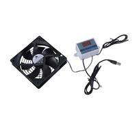 MARCBUSE Ventiladores de refrigeración USB de 120 mm con termostato ajustable para cine en casa y equipos de refrigeración de cine en casa