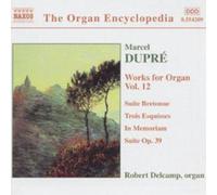 Marcel Dupré Works for Organ Vol. 12 (CD) Album (Importación USA)