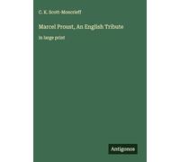 Marcel Proust, An English Tribute: in large print