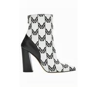 Marcell von Berlin Printed Ankle Boots Black/white Logo Print Talla: 36 | Botas Outlet | Mujer | Negro
