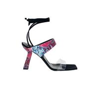 Marcell von Berlin Python-embossed Lace-up Sandals Red Snake Talla: 38 | Chancletas Outlet | Mujer | Rojo