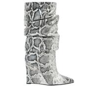 Marcell von Berlin Python-embossed Wedge Boots White Snake Talla: 36 | Botas Outlet | Mujer | Blanco