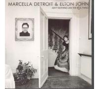 MARCELLA DETROIT AND ELTON JOHN - AIN'T NOTHING LIKE THE REAL THING 7 INCH (7" VINYL 45) UK ISSUE PRESSED IN FRANCE LONDON 1994