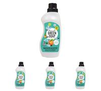 Marcel's Green Soap Ablandador de tela melocotón y jazmín - 750 ML (Paquete de 4)