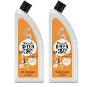 Marcel's Green Soap - Limpiador de inodoro naranja y jazmín - Mata las bacterias y deja un aroma fresco sin lejía - 100% ecológico - 100% vegano - 97% biodegradable - 750 ml (Paquete de 2)