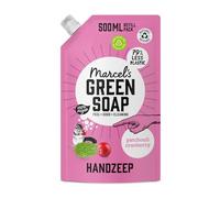 Marcel's Green Soap - Recambio de jabón de manos pachulí y arándano - Recambio para dispensador de lavado de manos - 100% ecológico - 100% vegano - 97% biodegradable - 500 ml