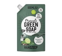 Marcel's Green Soap - Recambio de jabón de manos Pimienta negra y bergamota - Recambio de jabón de manos - Fórmula sin microplásticos - 97% biodegradable - Vegano - 500 ml
