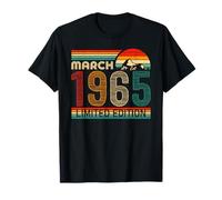 March 1965 Limited Edition Classic 1965 Vintage Birthday Camiseta