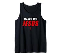 March for Jesus - Christian Faith Church Celebration Walk Camiseta sin Mangas