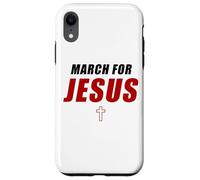 March for Jesus - Christian Faith Church Celebration Walk Carcasa para iPhone XR