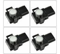 Marcha Atrás PDC Sensor de estacionamiento PDC para Toyota (4 Unidades, 89341-33180, 89341-48010)(Sliver)