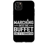 Marchando hacia el buffet como el día de los veteranos de su formación Carcasa para iPhone 11 Pro Max