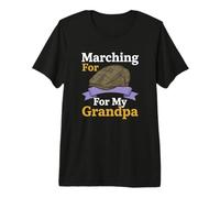 Marchando por mi Abuelo Caminata de Conciencia del Abuelo Camiseta Premium