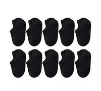 Marchare Calcetines invisibles de algodón antideslizantes de corte bajo para bebés, niñas y niños pequeños, paquete económico de 6/10 pares, 12-24 meses