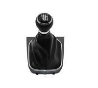 Marchas Pomo para VW para EOS 2006 2007 2008 2009 2010 2011 con Funda De Cuero Perilla De Cambio De Marchas De 6 Velocidades Cabeza Perilla Cambio