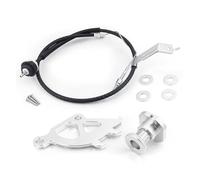 Marchas Selctor Transmisión Kit Cable Embrague Y Ajustador Cortafuegos Cuadrante Gancho Triple Para Ford Para Mustang 1996-2004 Pieza Sintonización Coche Camión