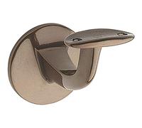 MARCHESI 4627 MS - Soporte para pasamanos con soporte curvado, distancia a la pared de 65 mm, latón patinado,