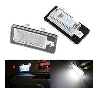 MARCHFA 2 x 18 LED Luz de matrícula Canbus Error para A6 C6 Q7 A4 B7 A4 B6 8E A3 S3 A8 S8 S6 RS4 RS6