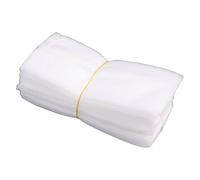 Marchfunny 100 bolsas de vivero no tejidas para cultivo de plantas, restricción de raíces y trasplante sin estrés en invernadero (plegado de 12 x 15 cm)