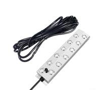 Marchfunny 12Head Mist Maker Nebulizador de 9000 ml para niebla de jardín y ambiente de eventos, nebulizador de acero inoxidable 304 con cable de 5 m, interruptor de protección contra escasez de agua