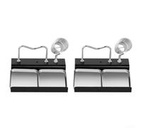 Marchfunny 2 soportes de soldador con diseño de doble estante para un manejo eficiente de herramientas en proyectos electrónicos aficionados y trabajos de servicio de campo