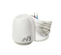 Marchfunny Actuador de calefacción de suelo con CA 230V energía eléctrica para sistemas HVAC con apagado automático de flujo y material ABS ignífugo+PC (normalmente cerrado)