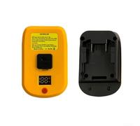 Marchfunny Adaptador de cargador de batería, para Bosch para herramienta eléctrica Dewalt de 18 V con puertos USB duales de carga rápida, para DCB200 DCB180 BAT622 Series (para DCB203)
