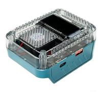 Marchfunny Adaptador de cargador rápido PD3 1 tipo C de 140 W con puertos duales para batería de litio Bosch de 18 V, soporte USB 0, protección de sobrecarga y pantalla digital de voltaje y