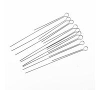 Marchfunny - Alambre giratorio de acero inoxidable, 50 unidades, para construir señuelos de pesca personalizados con cañas giratorias de lentejuelas (75 mm)