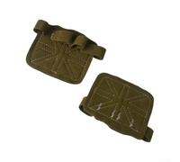Marchfunny Almohadillas de cuero vacuno para un mejor agarre, vendas protectoras para levantamiento de pesas y peso muerto, protectores de palma transpirables que reducen la fricción (verde militar)