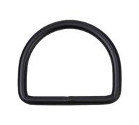 Marchfunny Anillo D para cinturón de peso de buceo con construcción de aluminio 6061 y hebilla de tapón de mochila de 6 mm de diámetro de alambre para un ajuste seguro (negro)