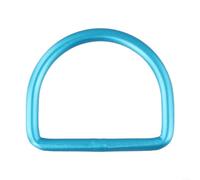 Marchfunny Anillo D para cinturón de peso de buceo con construcción de aluminio 6061 y hebilla de tapón de mochila de 6 mm de diámetro de alambre para un ajuste seguro (azul)
