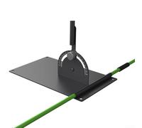 Marchfunny Ayuda de entrenamiento de alineación de golf de metal confiable con soporte de placa de ángulo de precisión para construir patrones de swing repetitivos y disciplina de objetivo