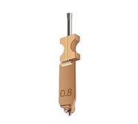 Marchfunny Boquilla de acero endurecido para Flashforge AD5X con mantenimiento de temperatura, reemplazo rápido sin herramientas y compatibilidad con filamentos de nailon y PC (0,8 mm)