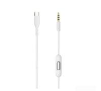 Marchfunny Cable de repuesto a 3,5 mm para auriculares de estudio SOLO2.0 SOLO3.0 con conductor de cobre esmaltado de 1,5 m (blanco)