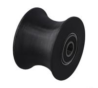 Marchfunny Componente de repuesto de polea de rodillo de pierna elíptica para mejorar la consistencia del pedal en el equipo de entrenamiento elíptico en el hogar (70 x 51 x 15 mm)